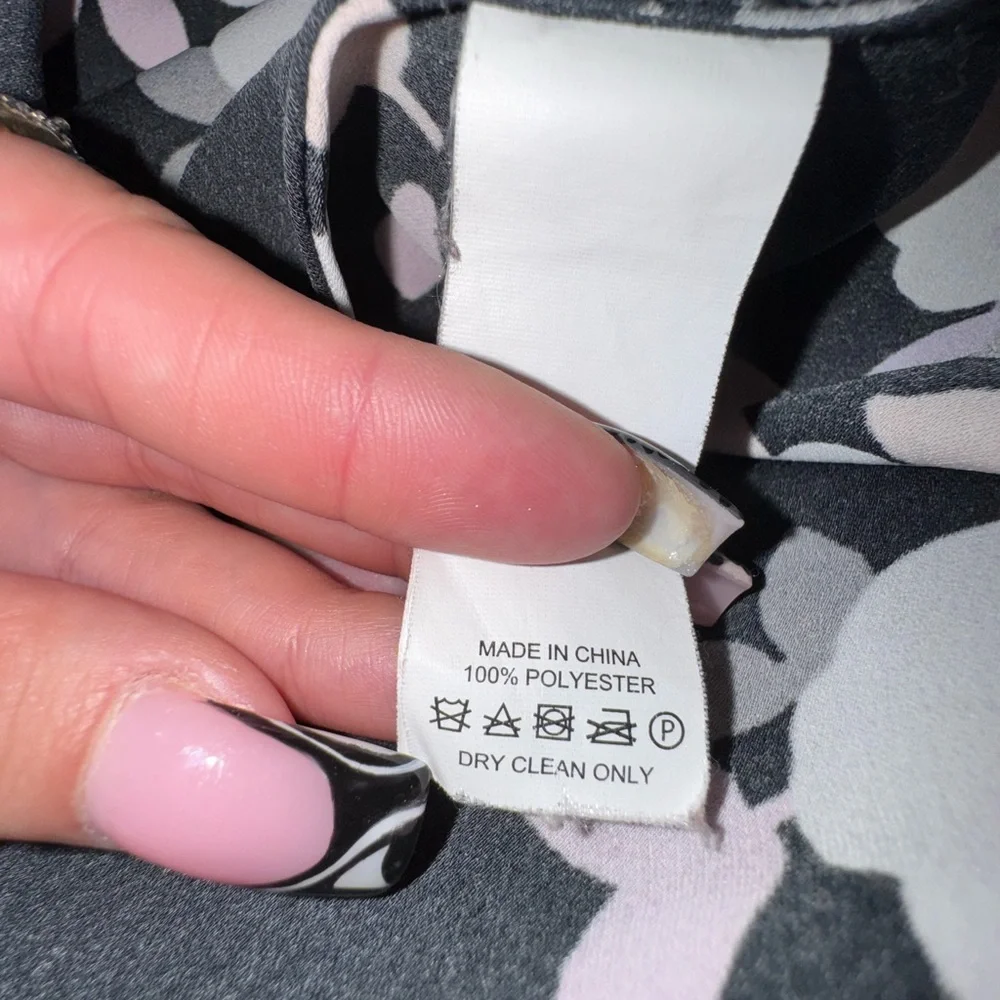 Kate Spade Posy Floral Swing Dress Black and White Size 0